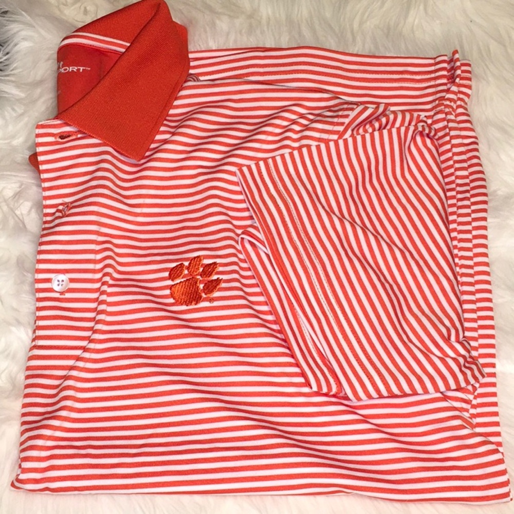 💚 LAST ONE!! NEW CLEMSON TIGERS PERFORMANCE POLO